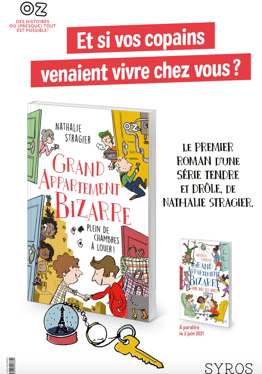 "Grand appartement bizarre" le nouveau roman de Nathalie Stragier