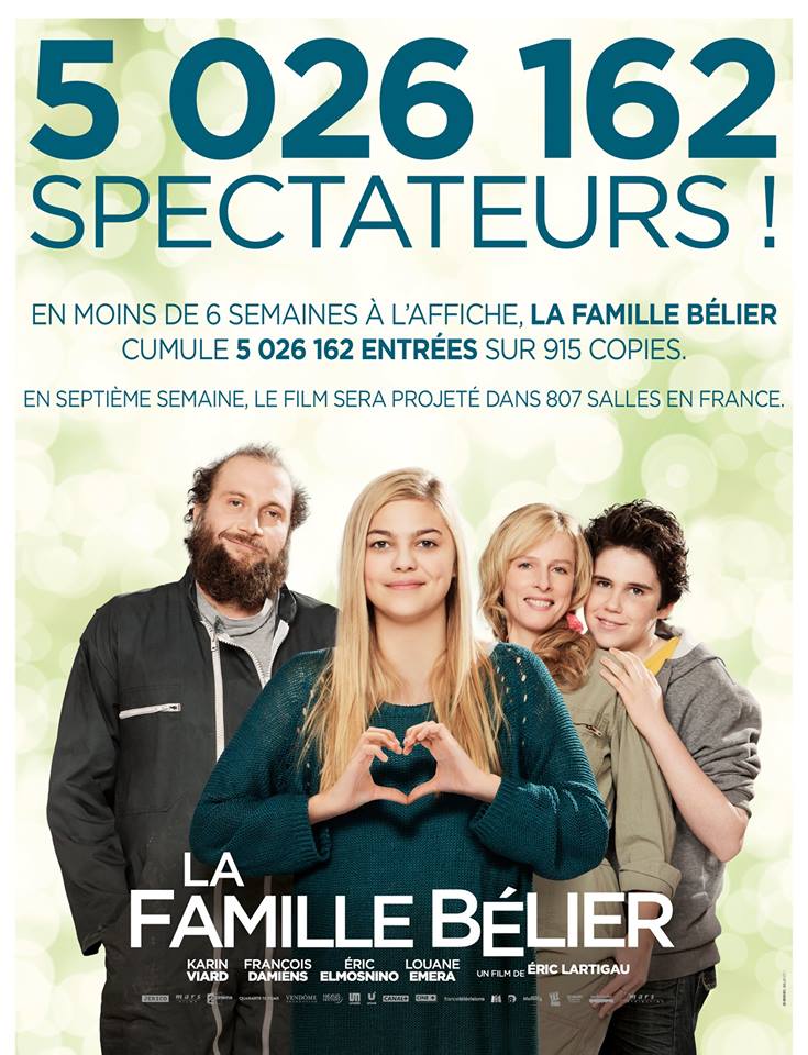 6 nominations aux César pour « La famille Bélier » !