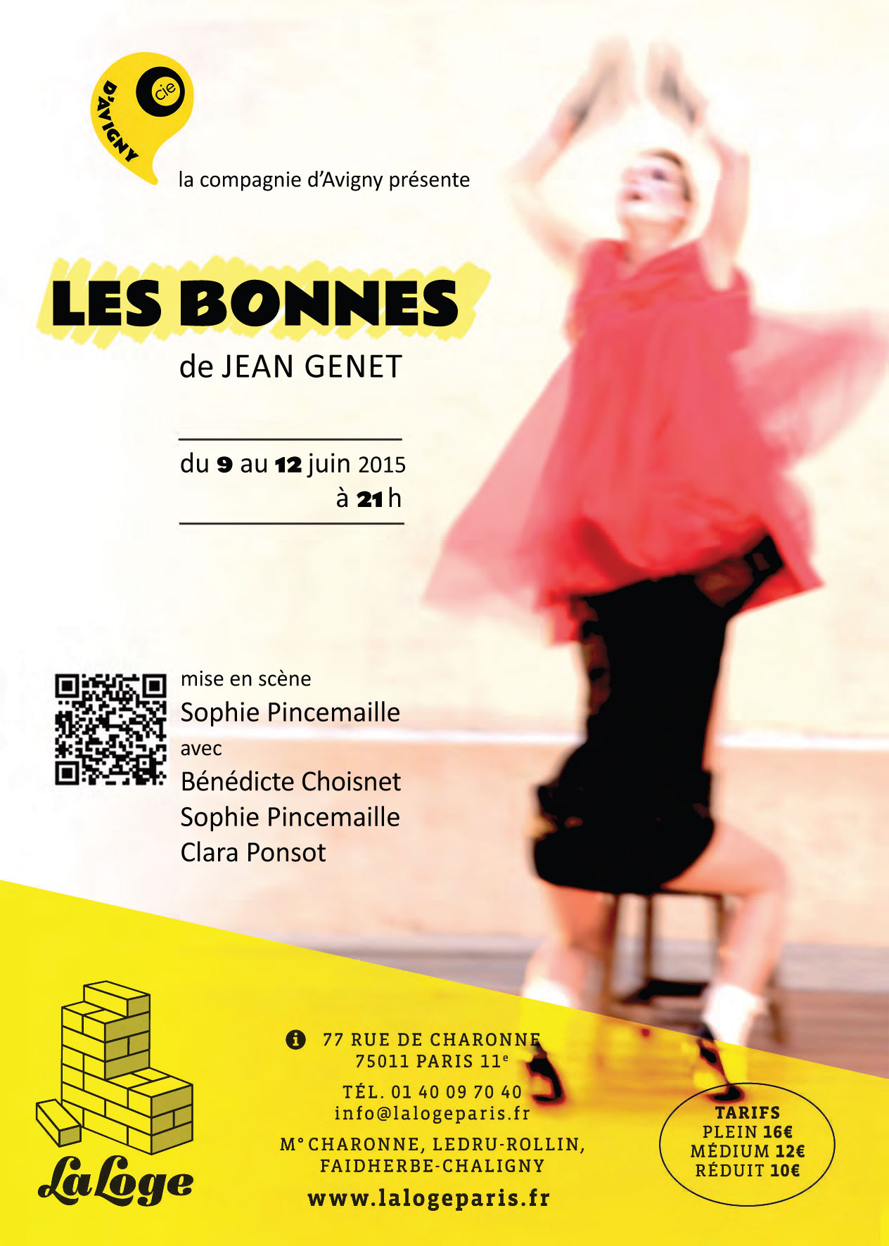 « Les Bonnes » de Jean Genet mises en scène par Sophie Pincemaille