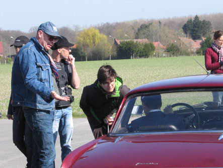 Eric Woreth en tournage pour Agatha Christie