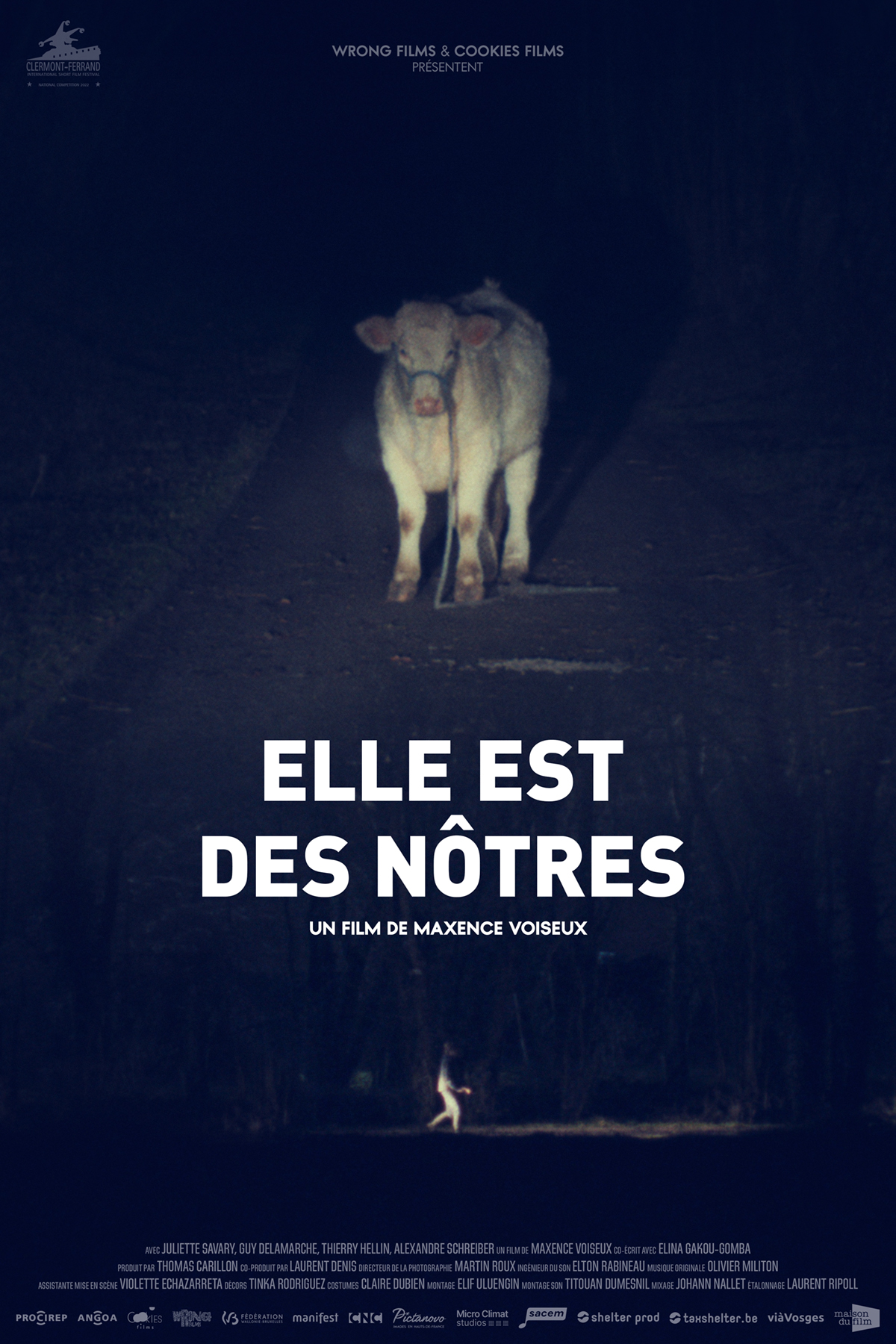 « Elle est des nôtres », co-écrit par Elina Gakou-Gomba et Maxence Voiseux, en Compétition Nationale au Festival de Clermont-Ferrand