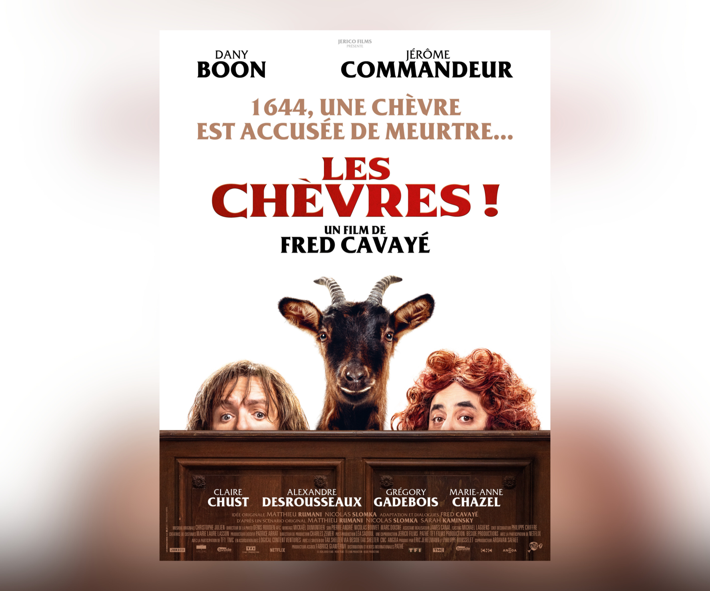 Sortie cinéma de « Les chèvres ! » avec notre talent Florian Bel en page du Maître Valvert
