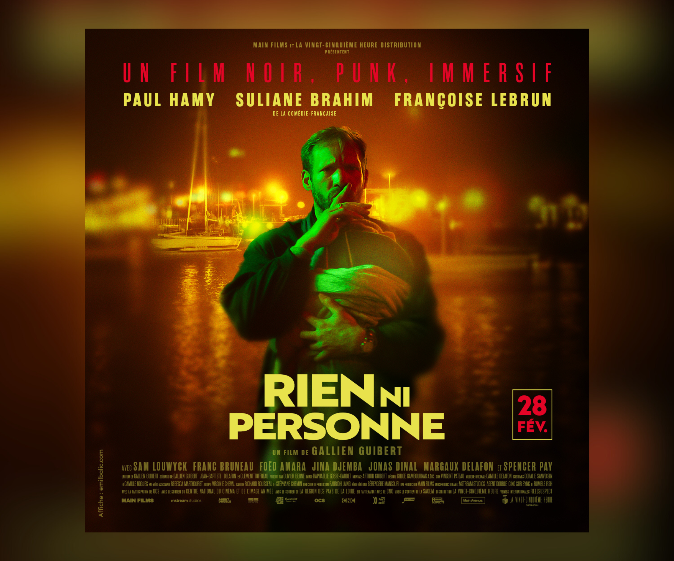 Sortie au cinéma de « Rien ni personne » de Gallien Guibert ce mercredi 28 février